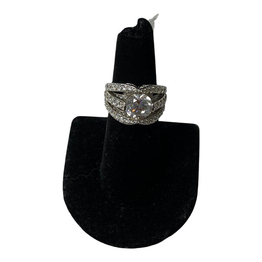 Ring Sterling Silver In Silver size 7.5