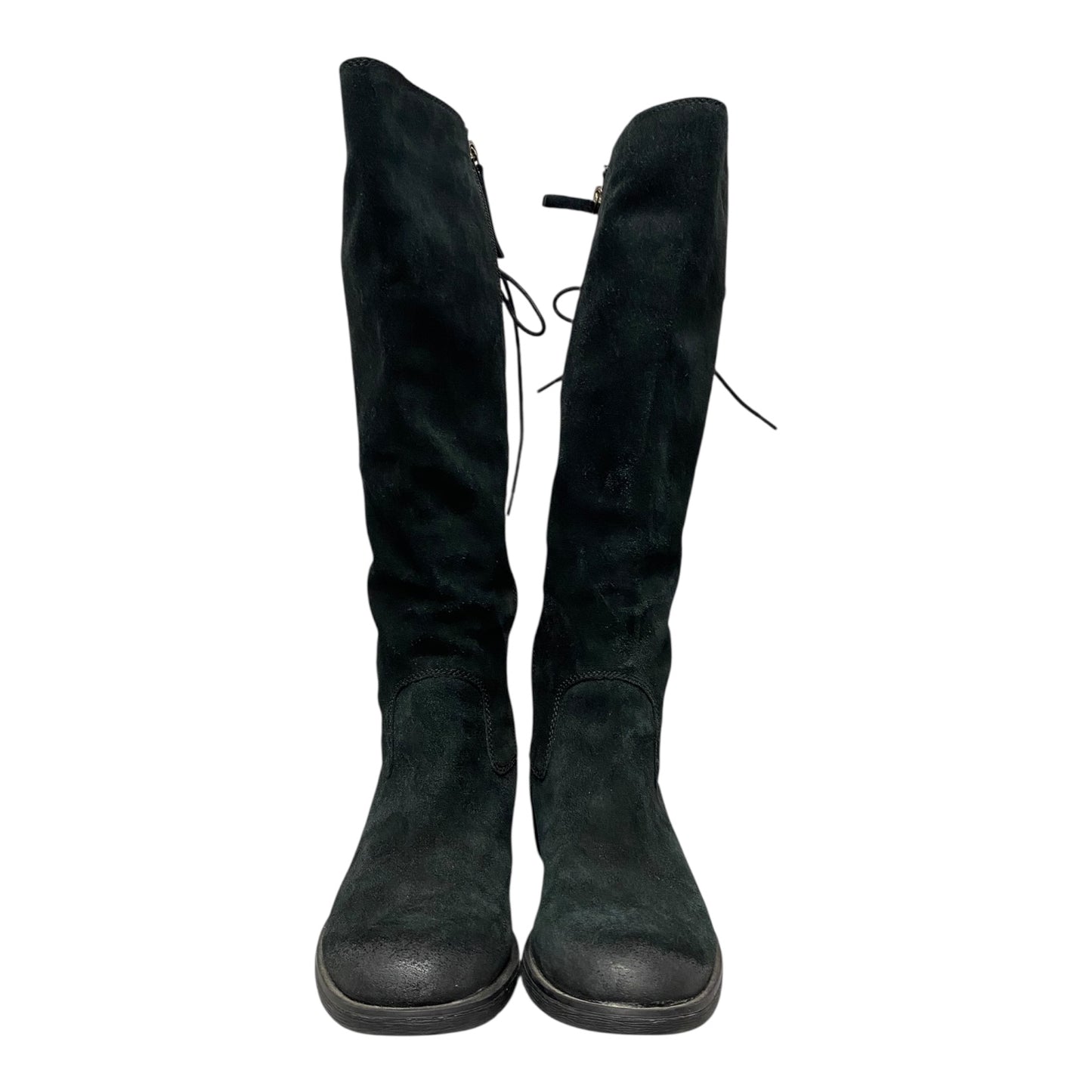 Boots Knee Flats By Sofft In Black, Size:7