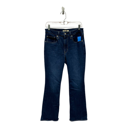 Jeans Boot Cut By Levis In Blue Denim, Size:10