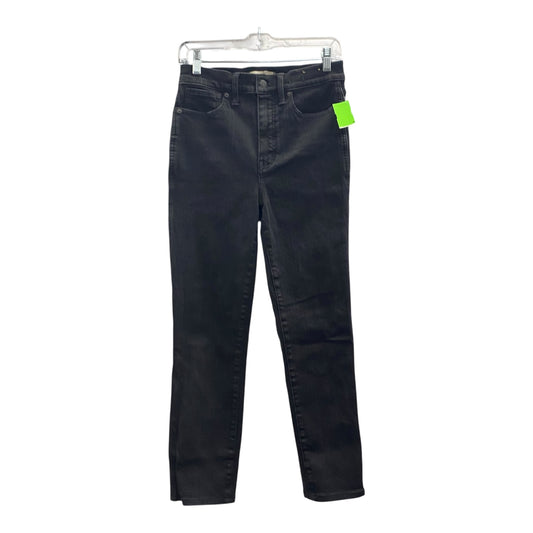 Jeans Straight By Madewell In Black Denim, Size:6