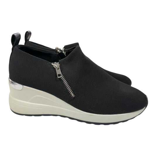 Shoes Heels Wedge By Mix No 6 In Black & White, Size:7.5