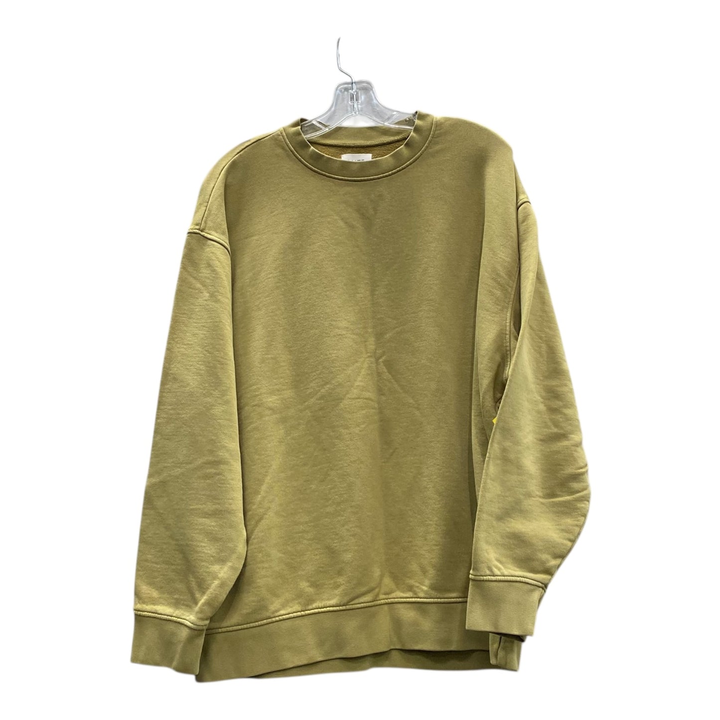 Sweatshirt Crewneck By Clothes Mentor In Green, Size:M