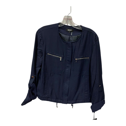 Jacket Other By Dkny In Blue, Size:S