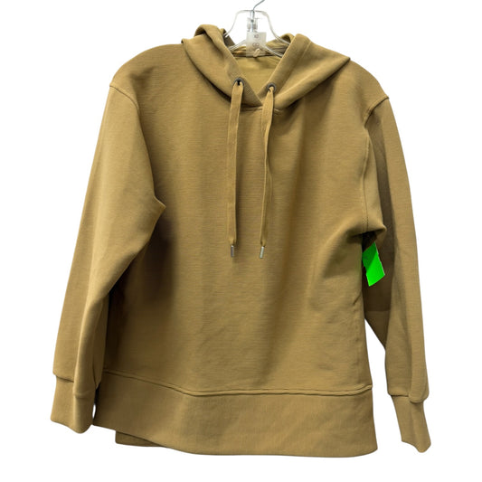 Athletic Sweatshirt Hoodie By Calia In Tan, Size:Xs