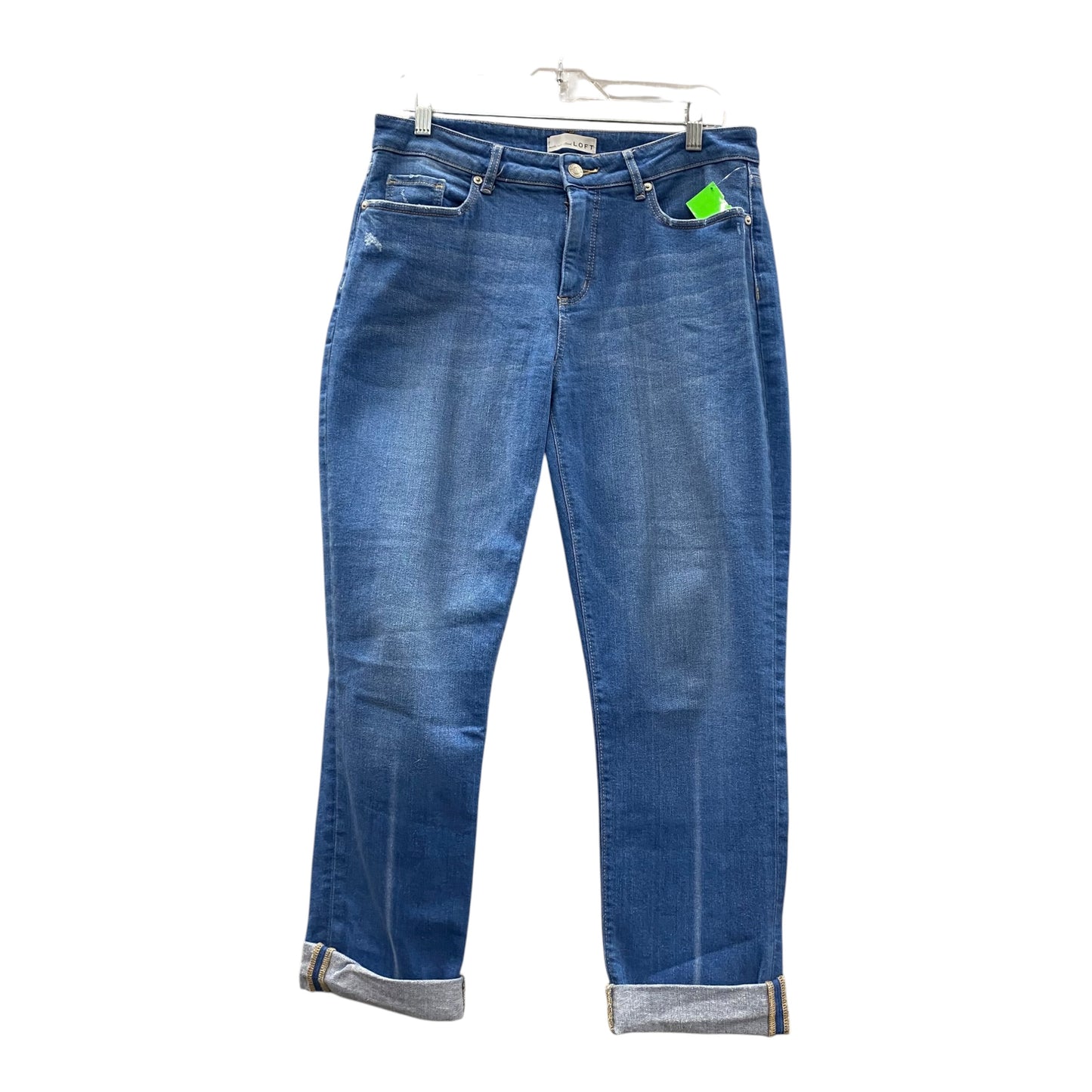 Jeans Cropped By Loft In Blue, Size:8