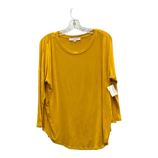 Top Ls By Loft In Gold, Size:M