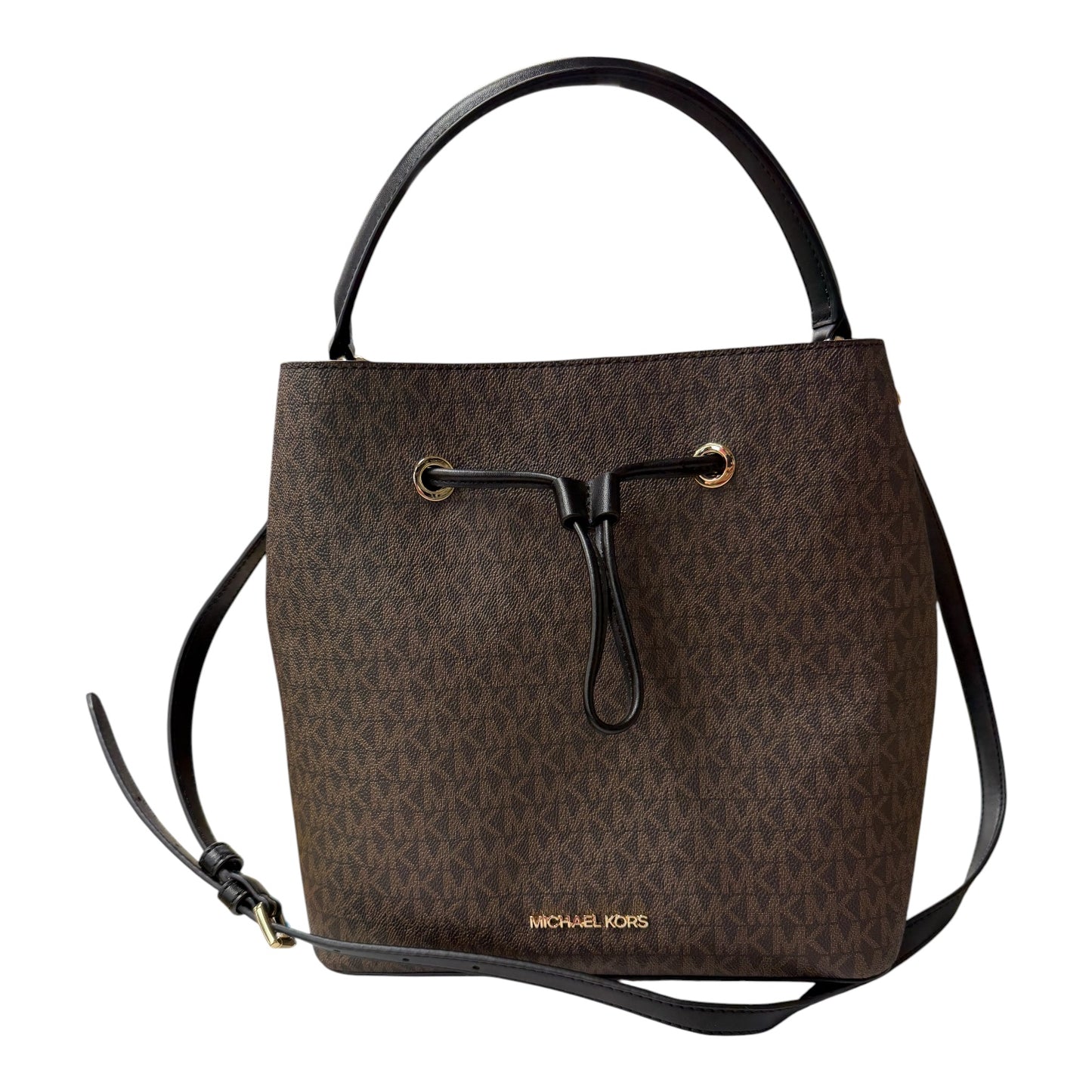 Crossbody Designer By Michael Kors In Brown, Size:Large