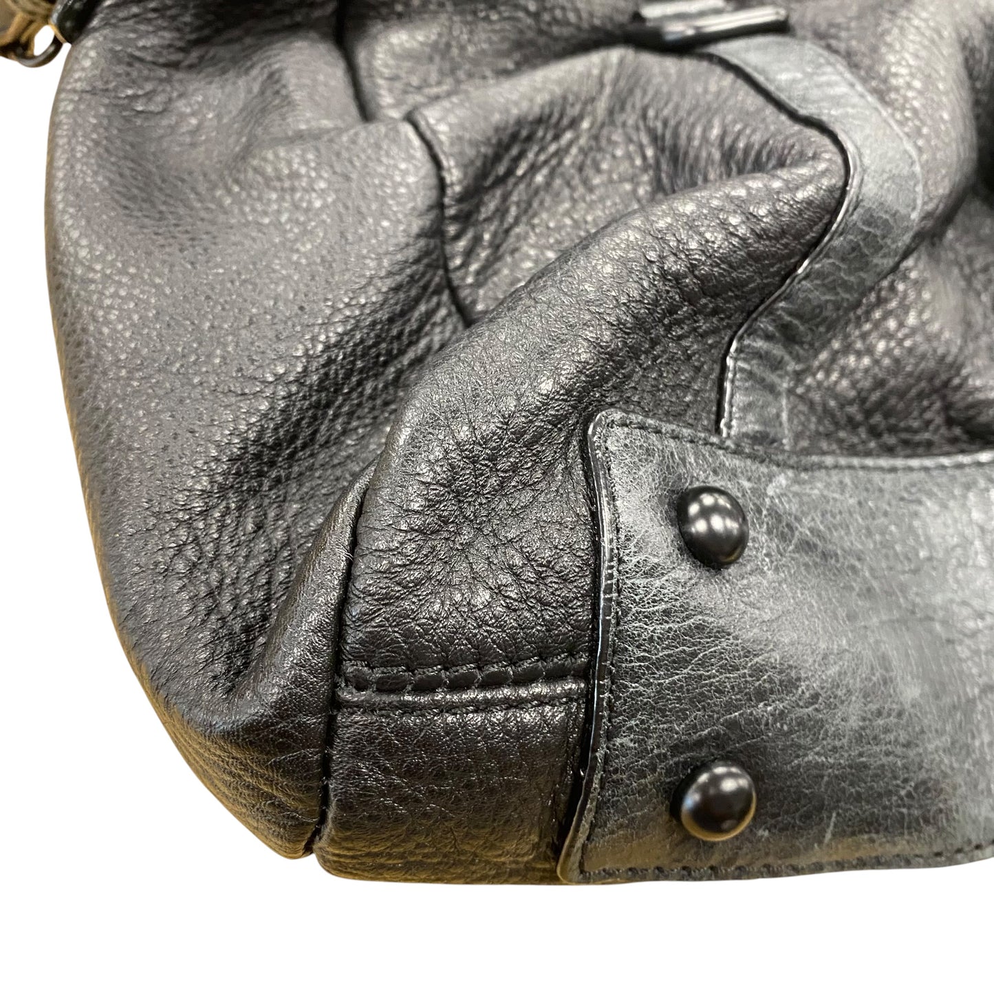 Handbag Leather By Elliot Lucca In Black, Size:Large