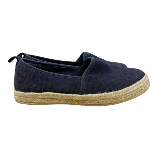 Shoes Flats By Clarks In Blue & Cream, Size:7.5