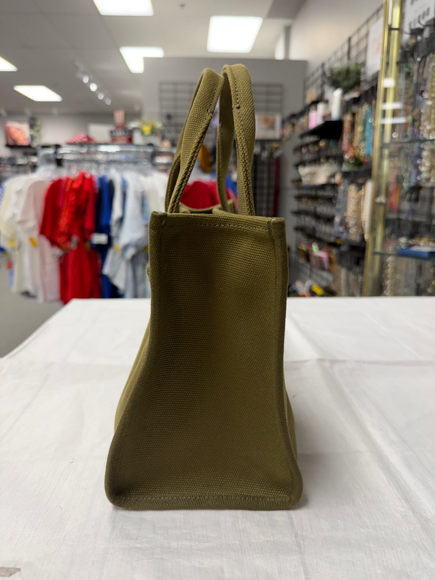 Handbag Designer By Coach In Green, Size:Medium