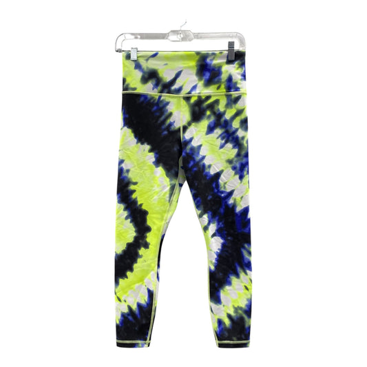Athletic Leggings By Athleta In Blue & Green, Size:S