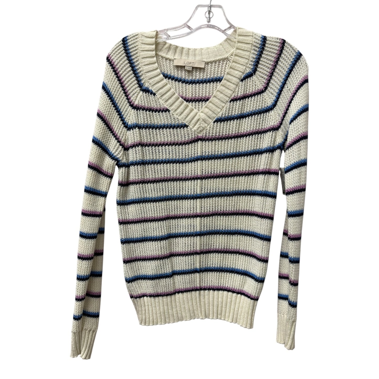 Sweater By Loft In Cream, Size:S