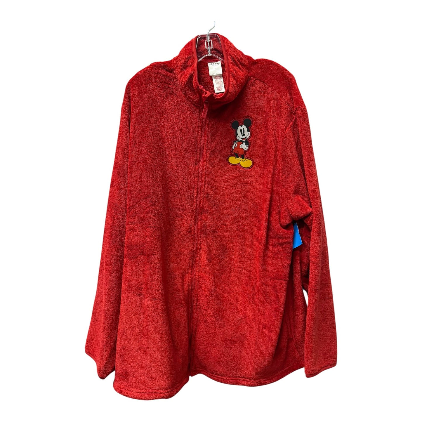 Jacket Fleece By Disney In Red, Size:2X