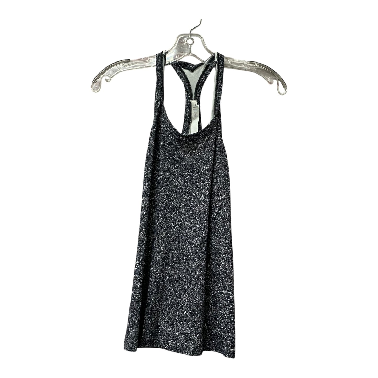 Athletic Tank Top By Lululemon In Black & White, Size:S