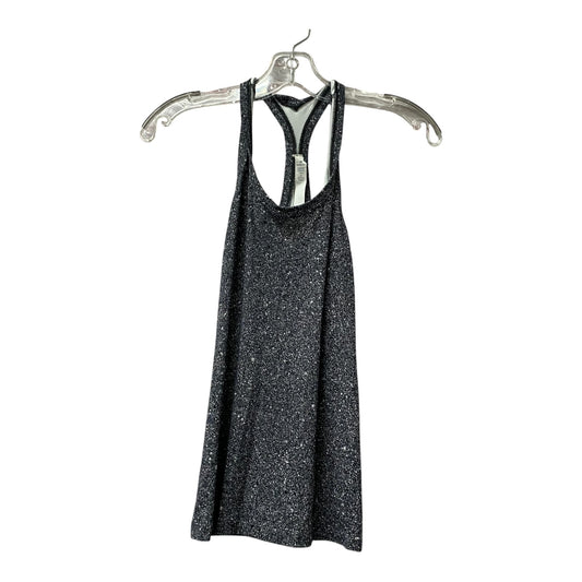 Athletic Tank Top By Lululemon In Black & White, Size:S