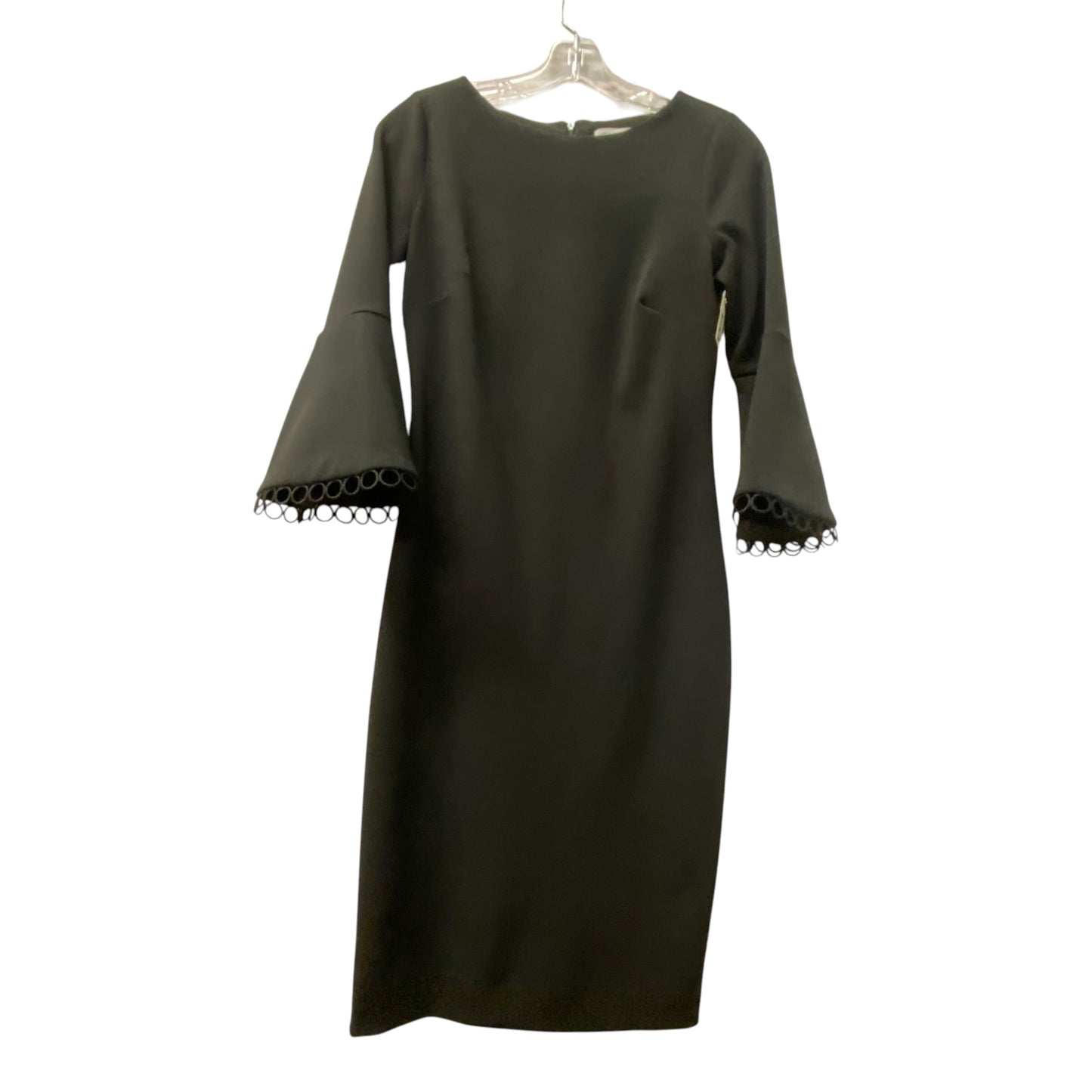Dress Casual Midi By Calvin Klein In Black, Size:Xs