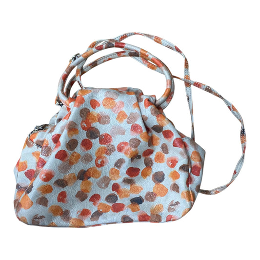 Handbag Leather By Hobo Intl In Orange & Tan, Size:Medium