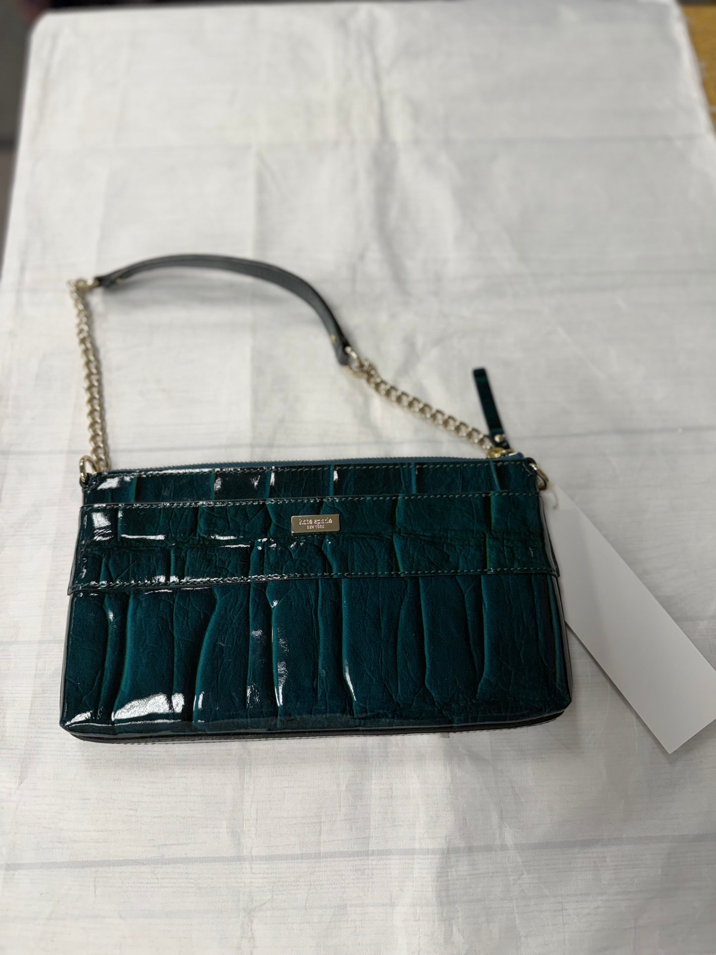 Handbag Designer By Kate Spade In Green, Size:Small