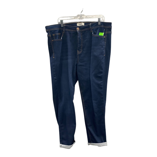 Jeans Cropped By Angels In Blue, Size:20