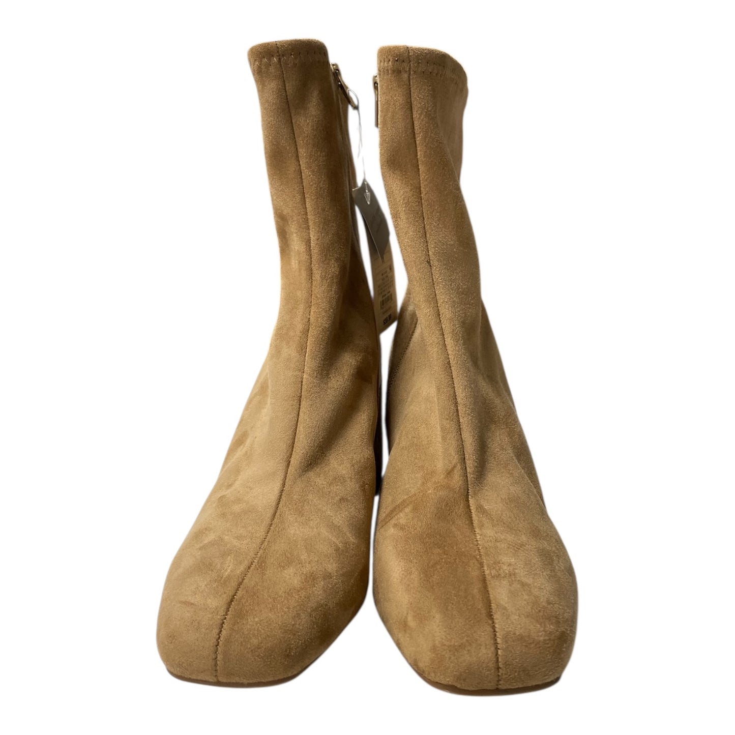 Boots Ankle Heels By A New Day In Tan, Size:11