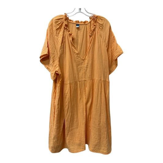 Dress Casual Short By Old Navy In Orange, Size:1X