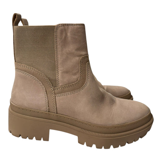 Boots Ankle Flats By Lucky Brand In Tan, Size:7.5