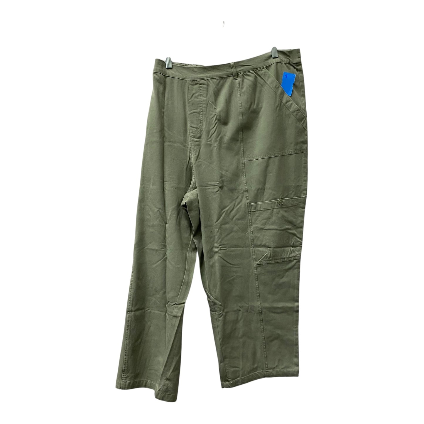 Pants Cargo & Utility By Any Body In Green, Size:22