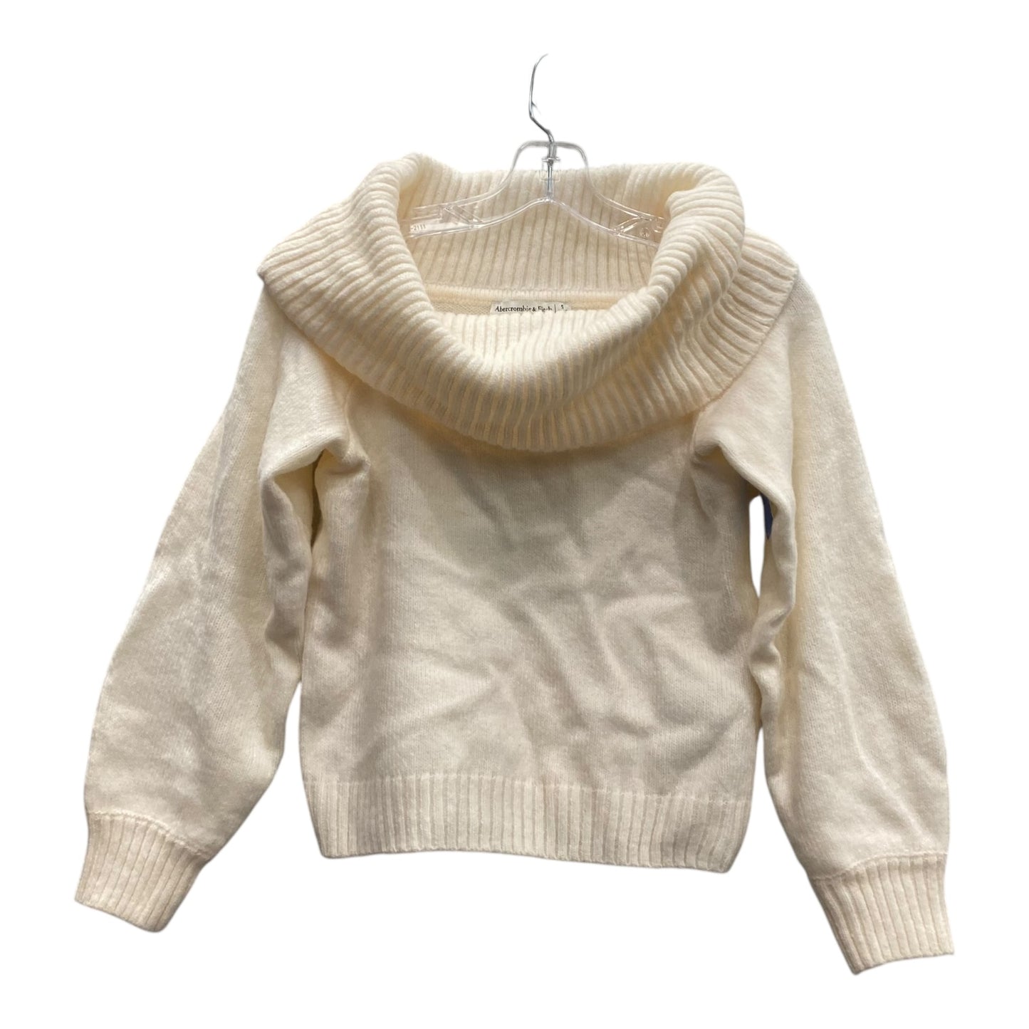 Sweater By Abercrombie And Fitch In Ivory, Size:S