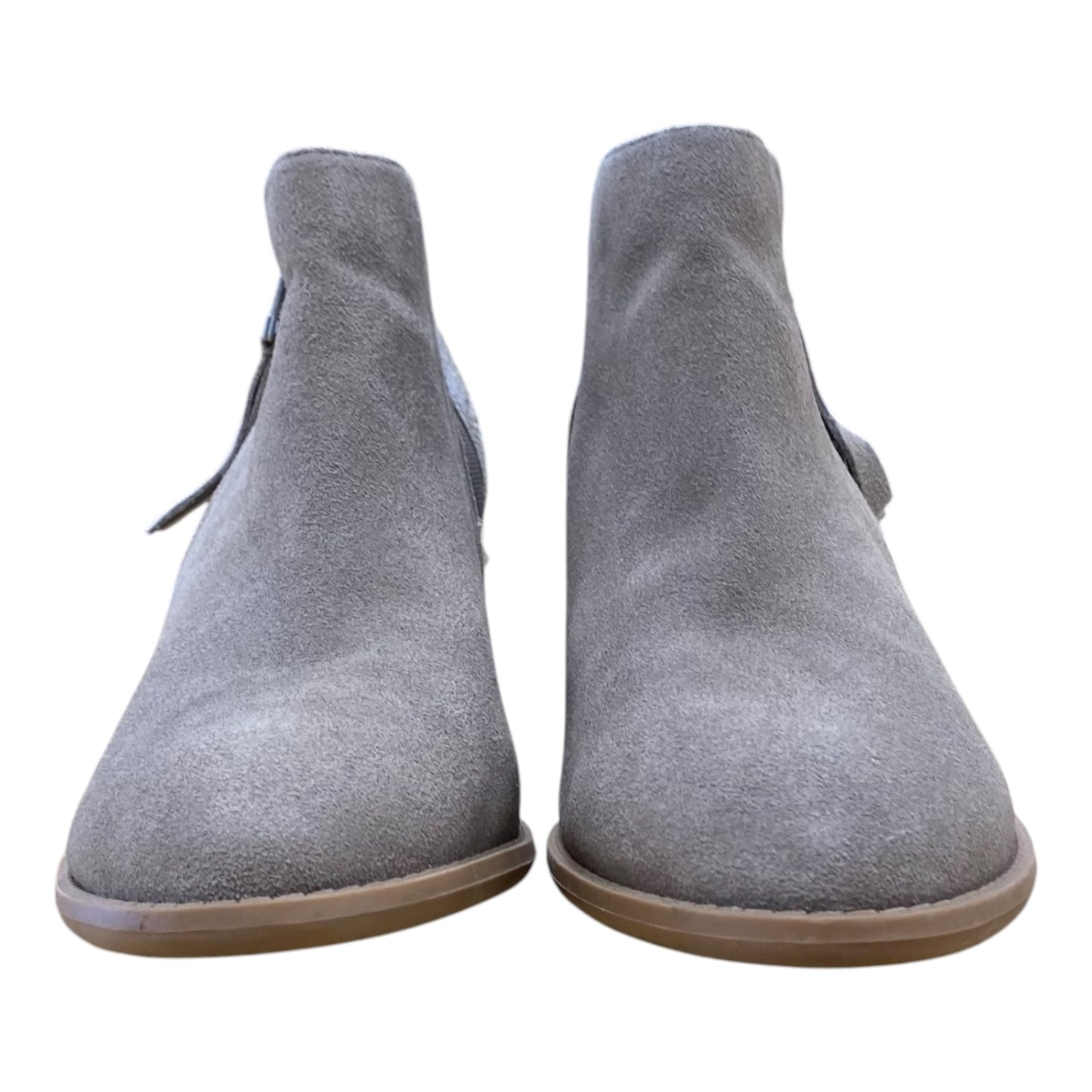 Boots Ankle Heels By Vionic In Grey, Size:10