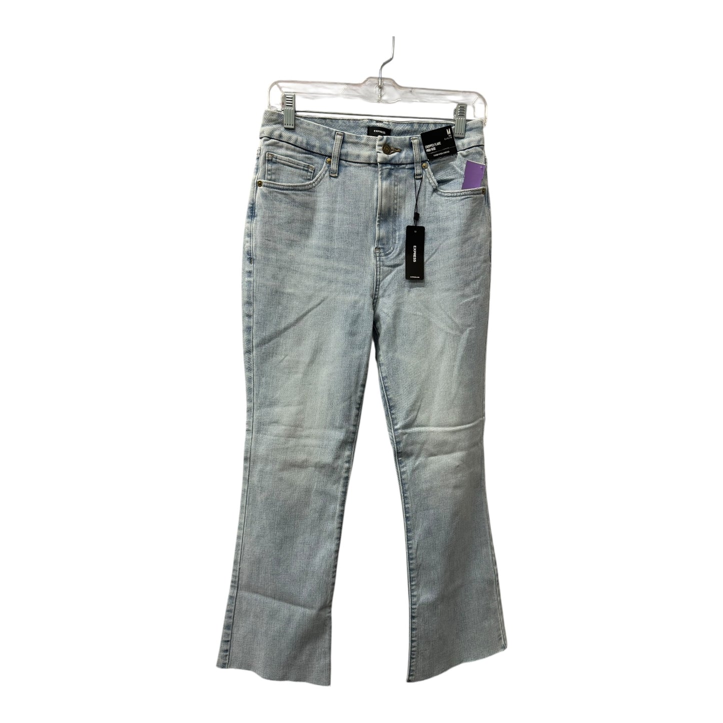Jeans Flared By Express In Blue Denim, Size:10