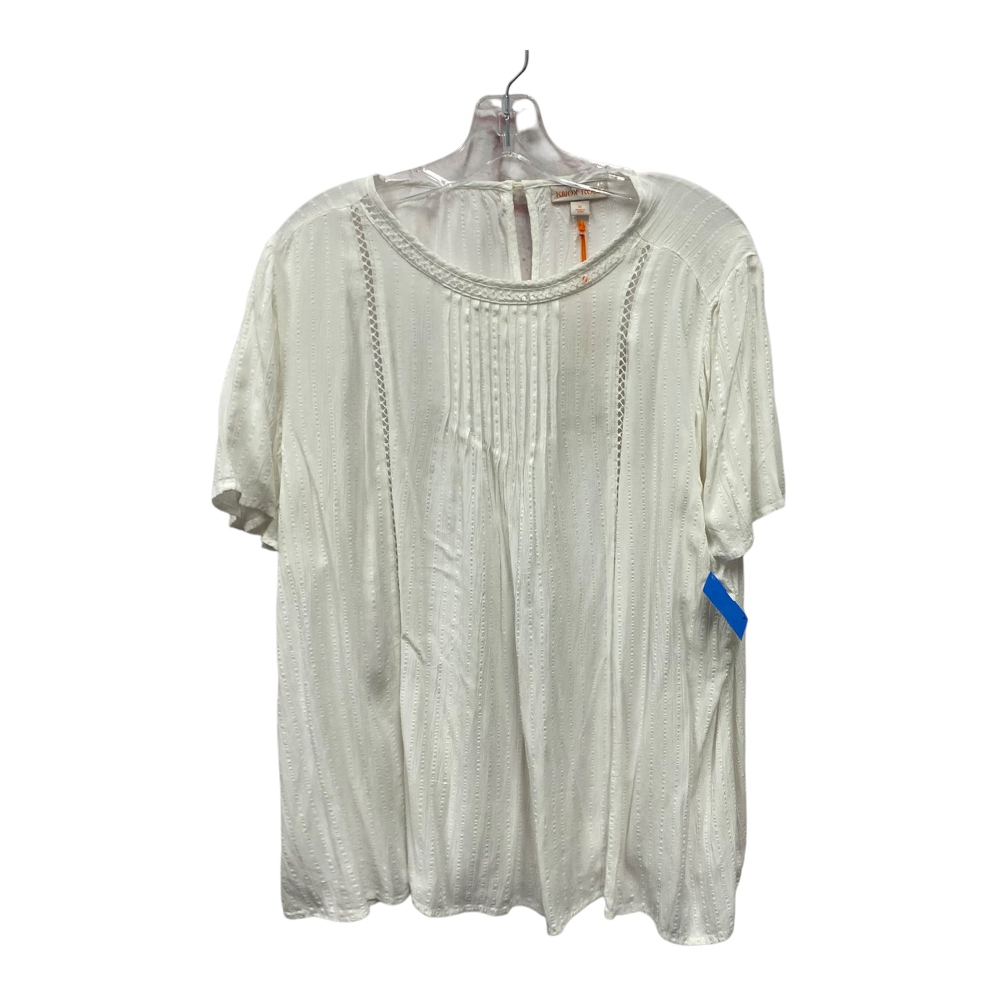 Top Ss By Knox Rose In White, Size:Xl