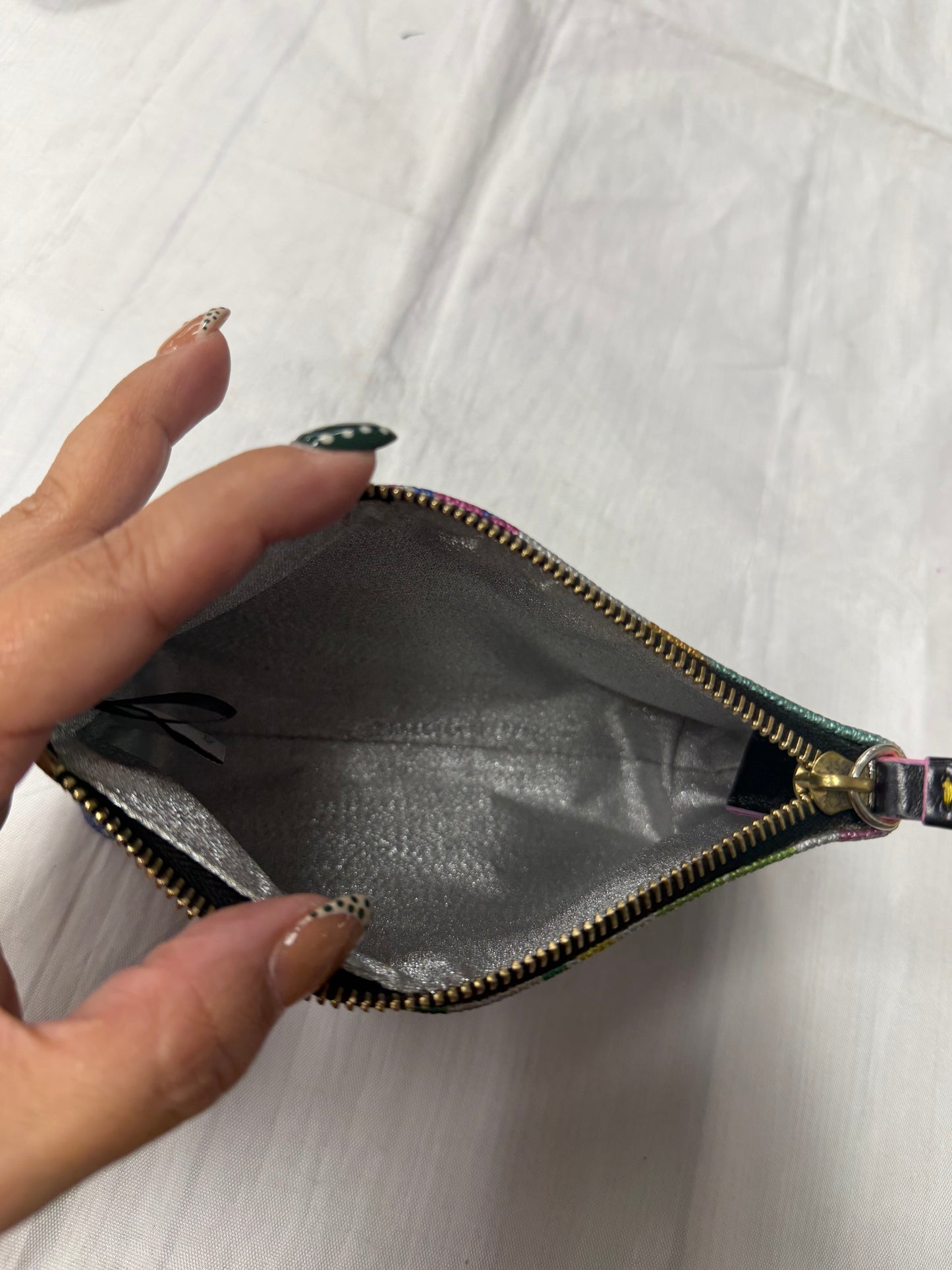 Clutch Designer By Dooney And Bourke In Grey, Size:Small