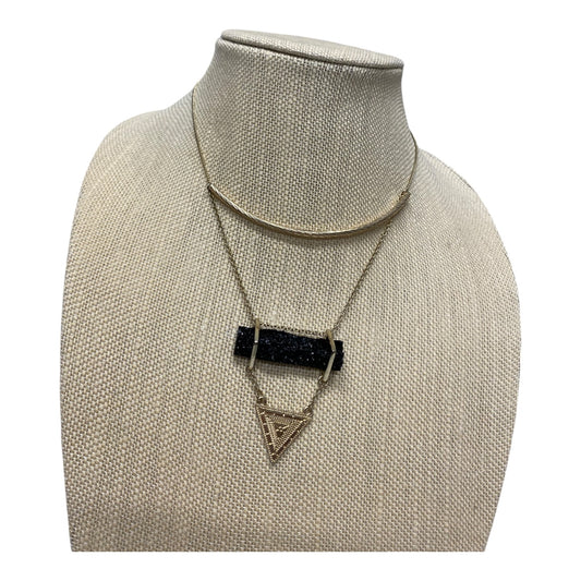 Necklace Other In Black & Gold