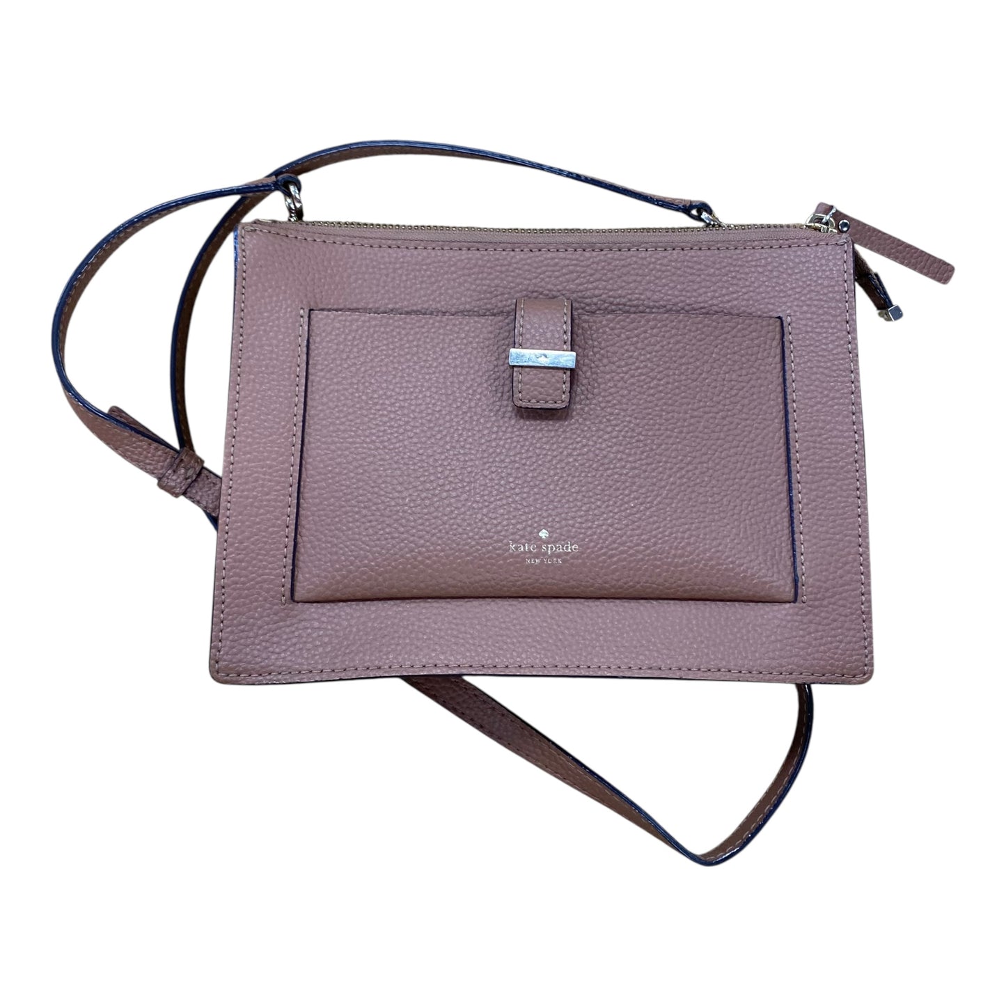 Crossbody Designer By Kate Spade In Tan, Size:Small