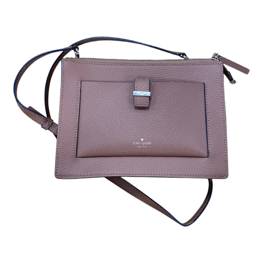 Crossbody Designer By Kate Spade In Tan, Size:Small