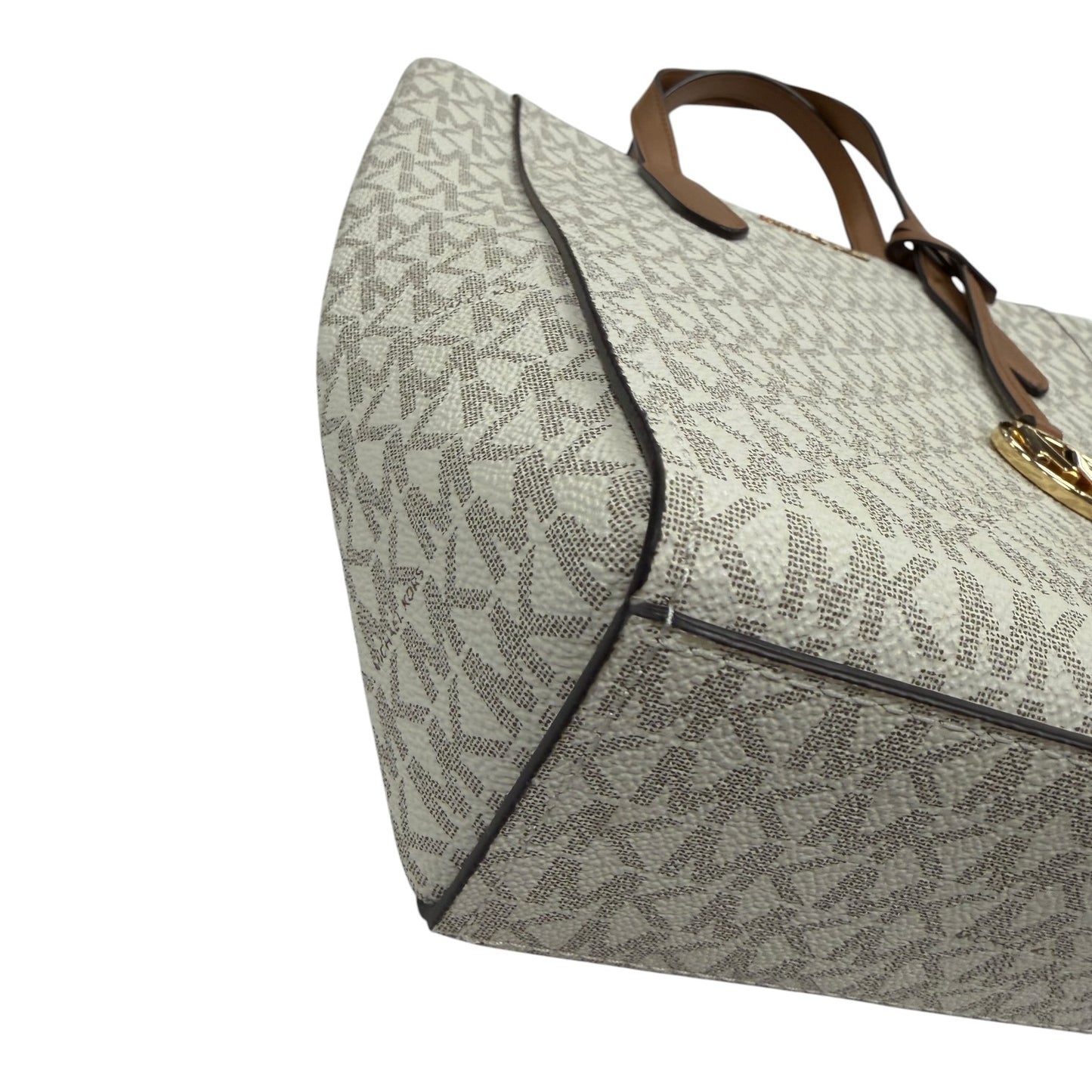 Handbag Designer By Michael Kors In Cream, Size:Medium