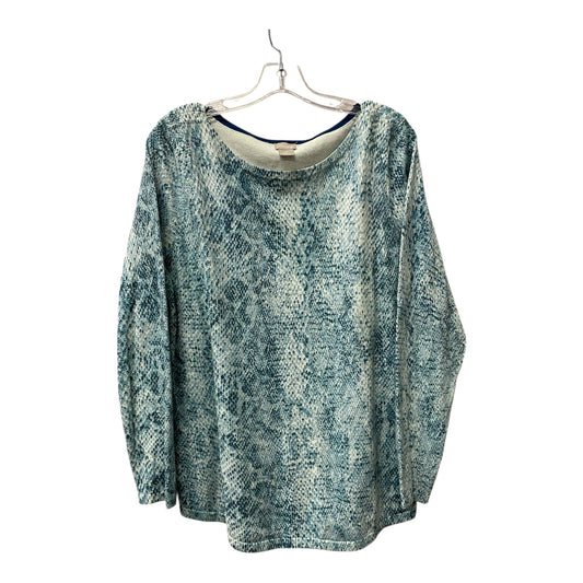 Top Ls By Chicos In Blue, Size:L