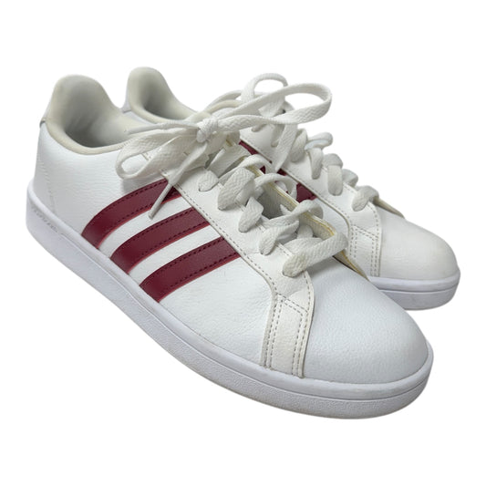 Shoes Athletic By Adidas In Red & White, Size:9