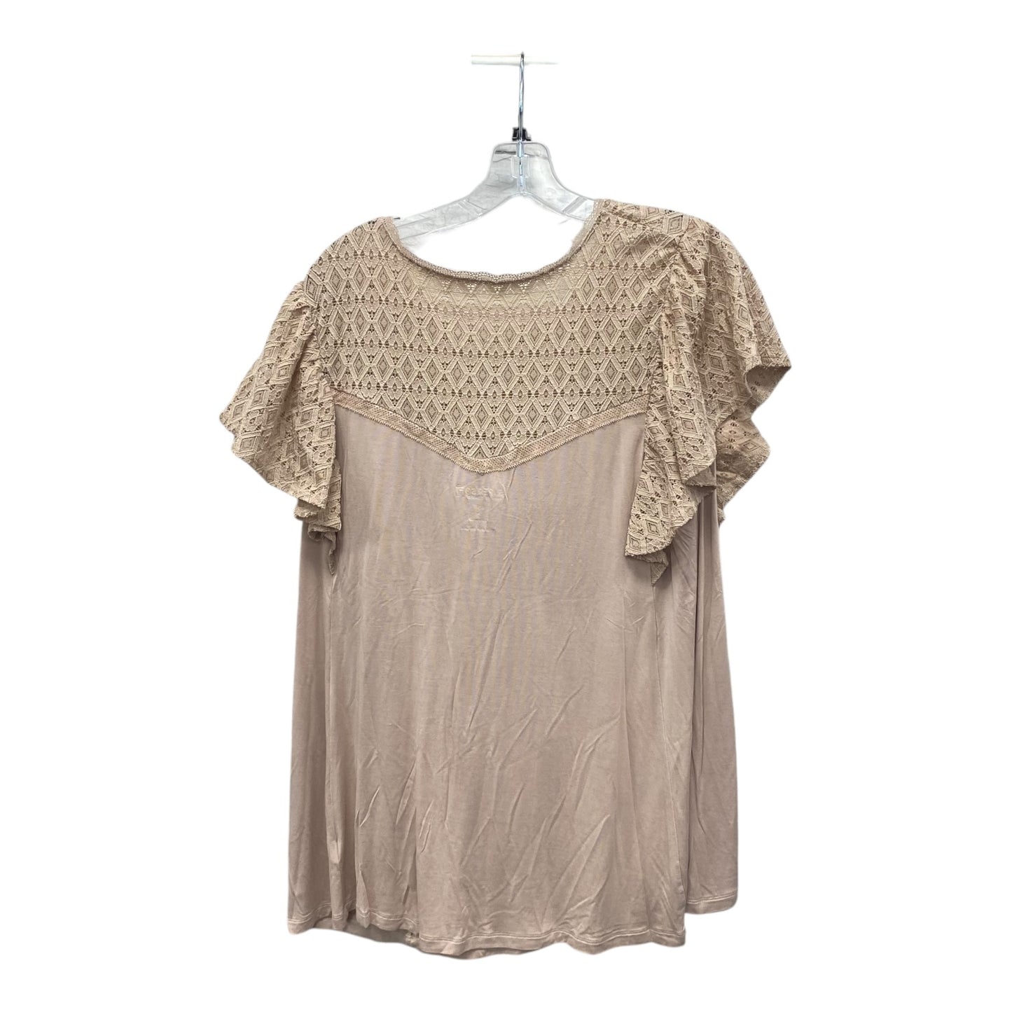 Top Ss By Torrid In Tan, Size:2X