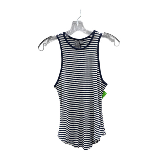 Top Sleeveless By Sweaty Betty In Blue & White, Size:S
