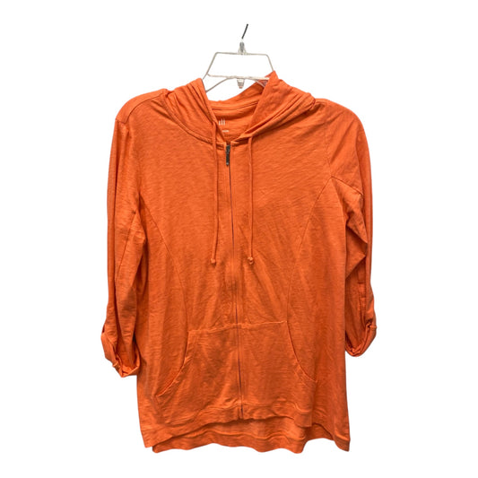 Athletic Jacket By J. Jill In Orange, Size:S