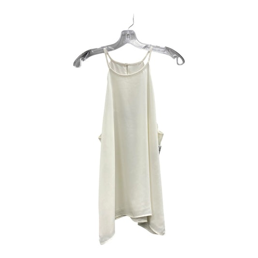 Top Sleeveless By Loft In White, Size:M