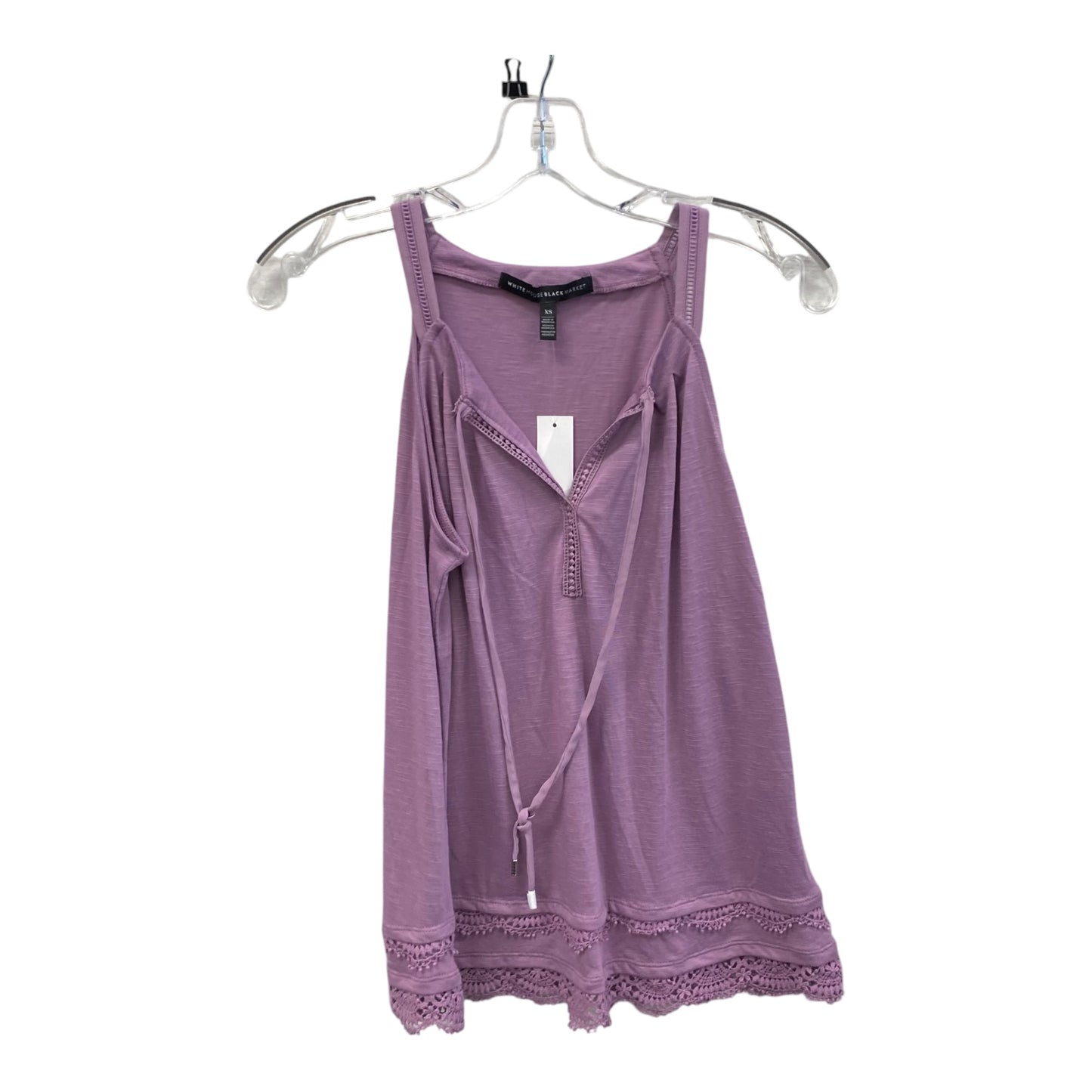 Tank Top By White House Black Market In Purple, Size:Xs