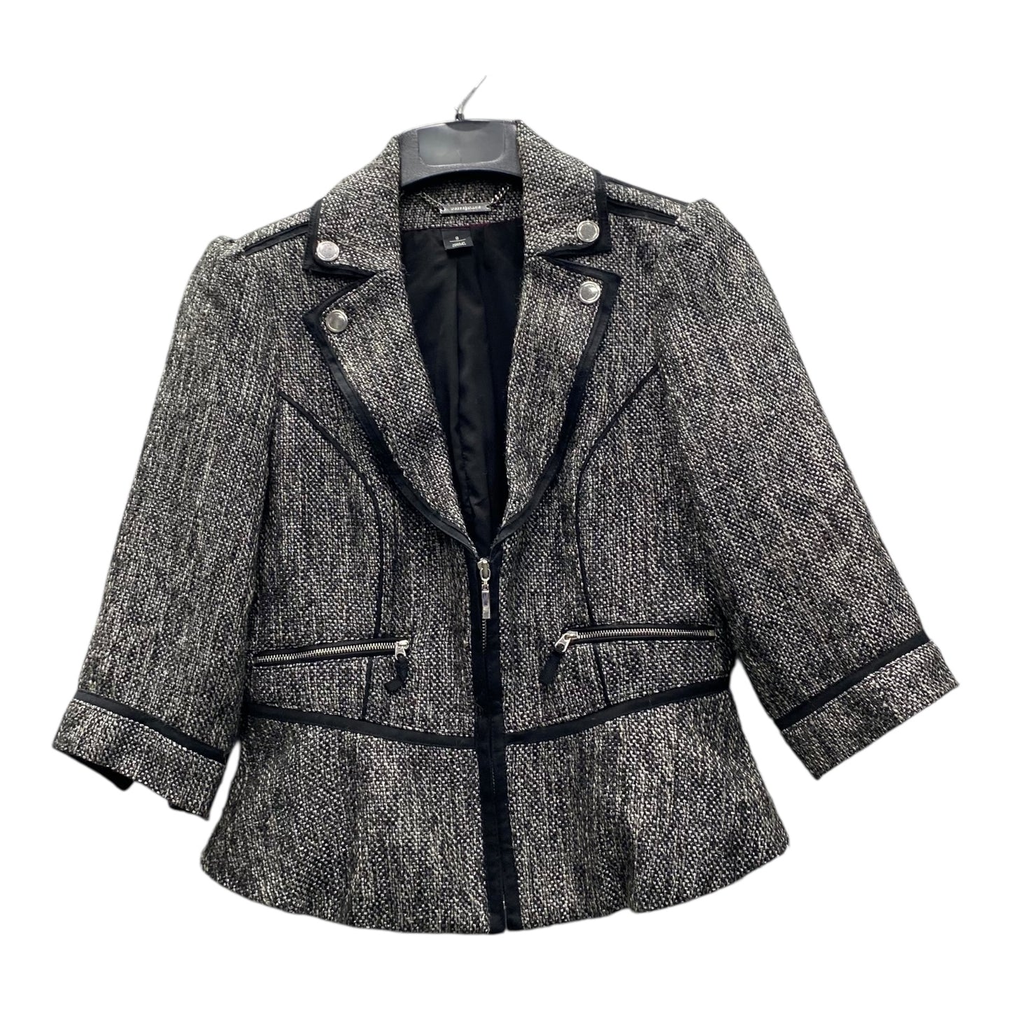 Blazer By White House Black Market In Black & Grey, Size:M