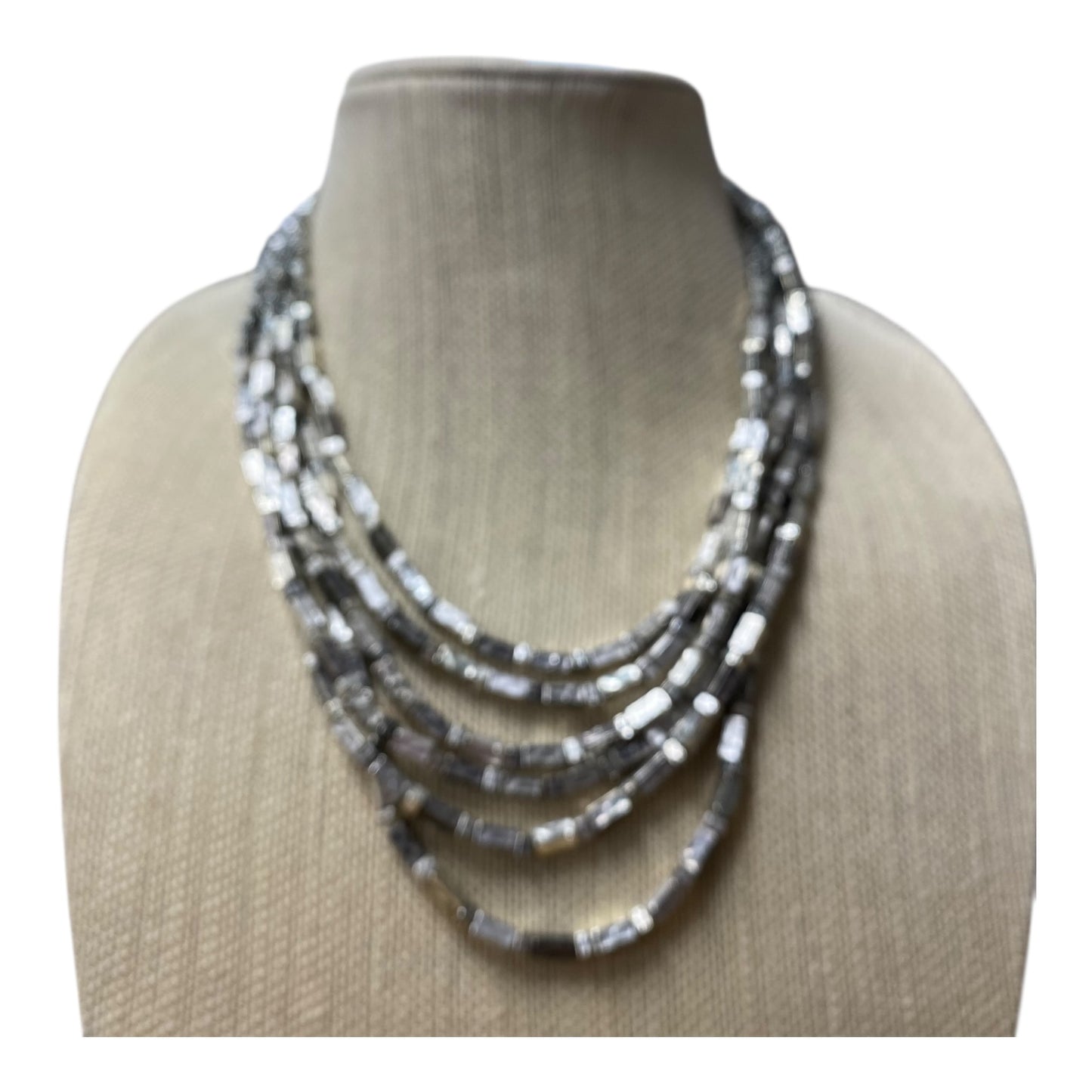 Necklace Layered By Chicos In Silver