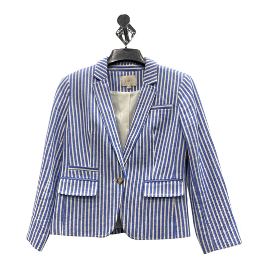 Blazer By Loft In Blue & White, Size:Xs