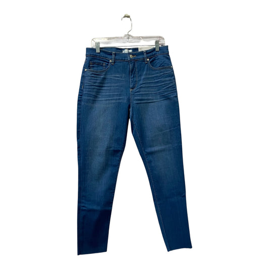 Jeans Skinny By Loft In Blue Denim, Size:10