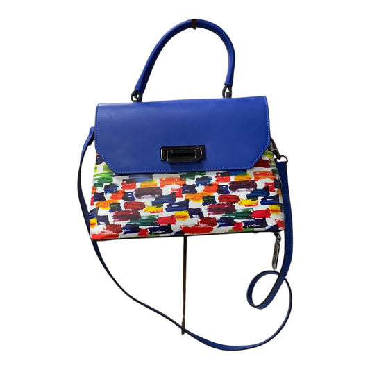 CROSSBODY LEATHER by  CMB In BLUE, Size: MEDIUM