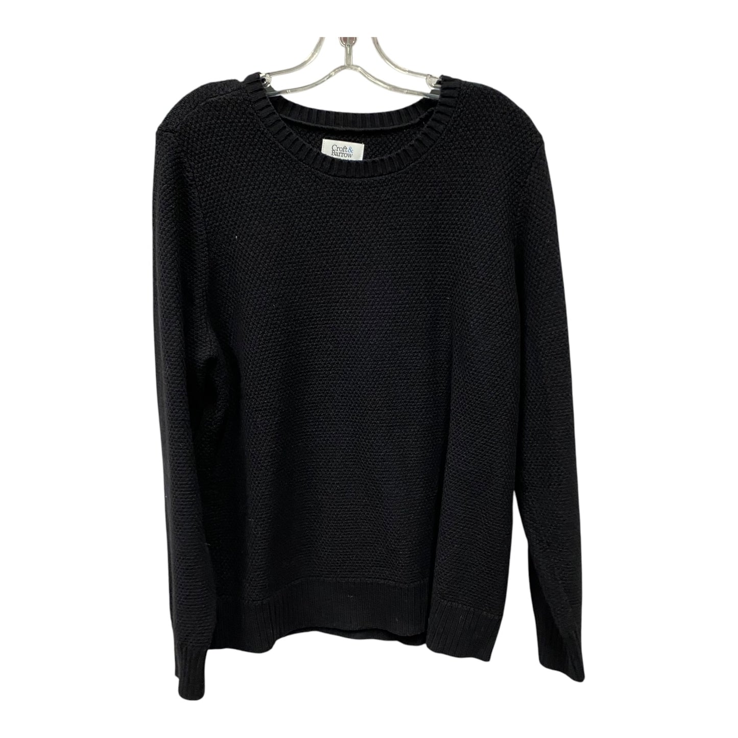 Sweater By Croft And Barrow In Black, Size:Xl