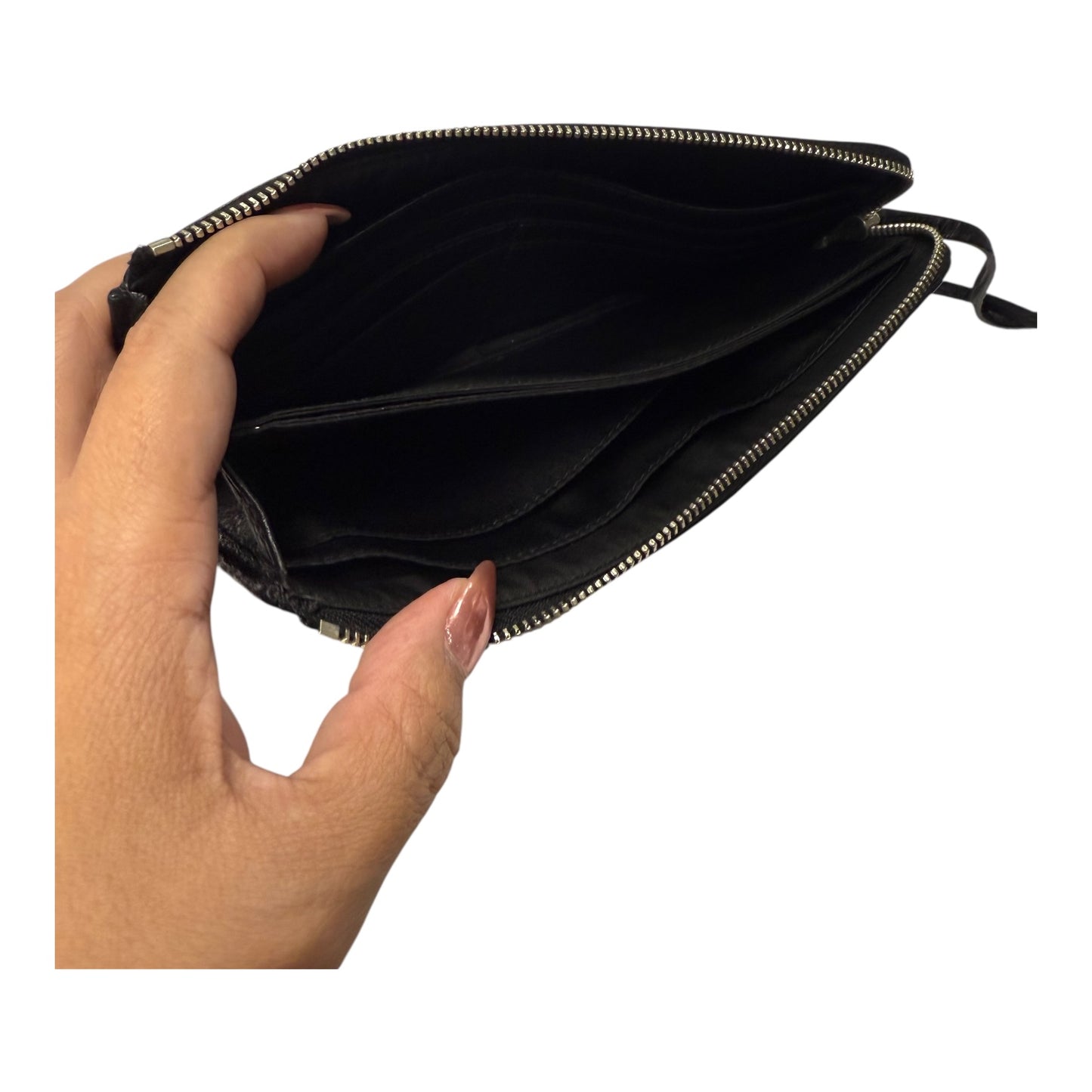 Wristlet Designer By Coach In Black, Size:Medium